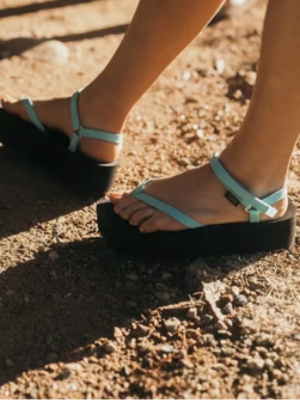 Teva Women's Teal Strappy Footbed Sandals - Picture 5 of 16